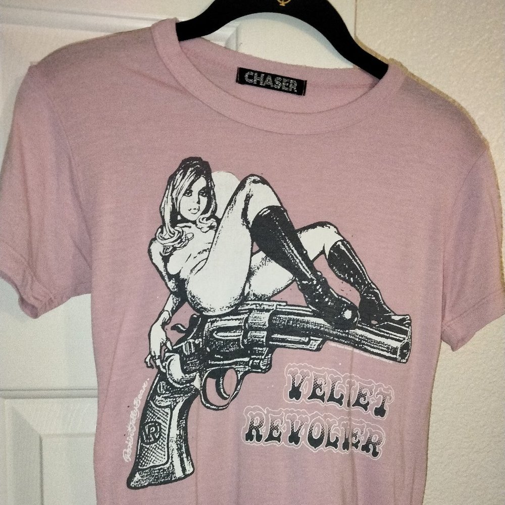 EXTREMELY RARE VELVET REVOLVER BABYDOLL SHIRT - Picture 6 of 8